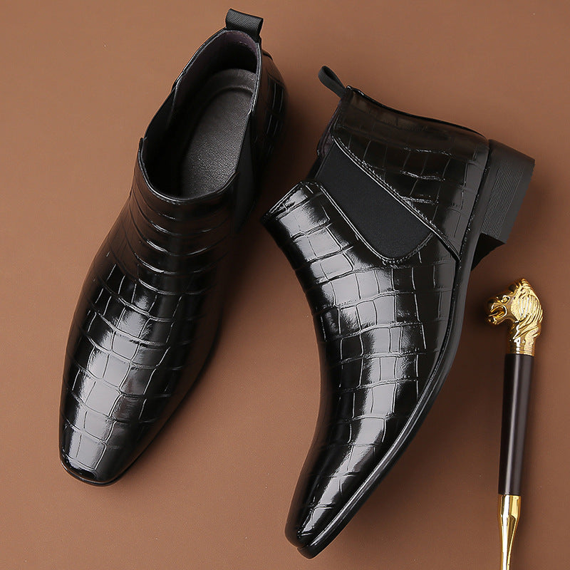 Veldic Mature Leather Shoes – Classic Style, Durable & Everyday Comfort