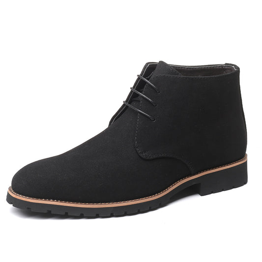 Veldic Casual Martin Boots – Pointed Toe, Anti-Slip & Elevated Comfort