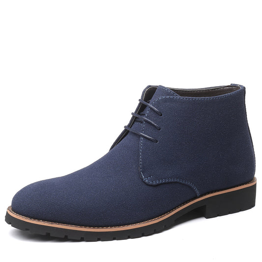 Veldic Casual Martin Boots – Pointed Toe, Anti-Slip & Elevated Comfort