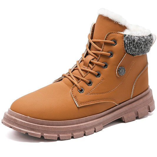Veldic Korean Martin Boots – Waterproof, Warm & Everyday Comfort