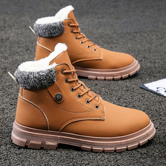 Veldic Korean Martin Boots – Waterproof, Warm & Everyday Comfort