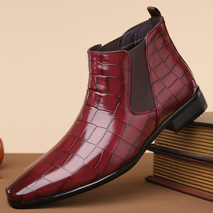 Veldic Mature Leather Shoes – Classic Style, Durable & Everyday Comfort